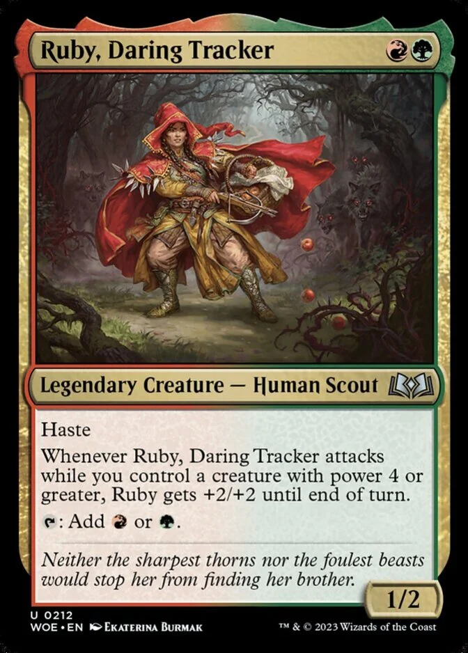 Ruby, Daring Tracker [WOE] (F)