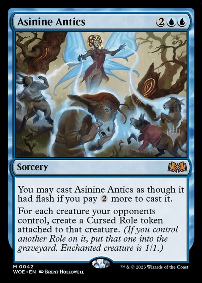 Asinine Antics <planeswalker stamp> [WOE]