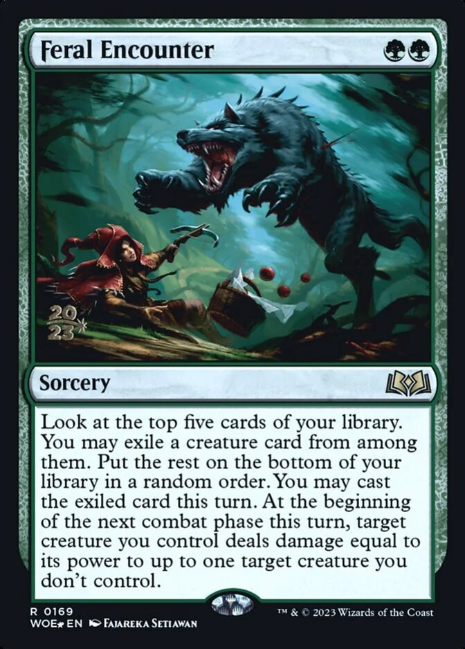 Feral Encounter <prerelease> [WOE] (F)