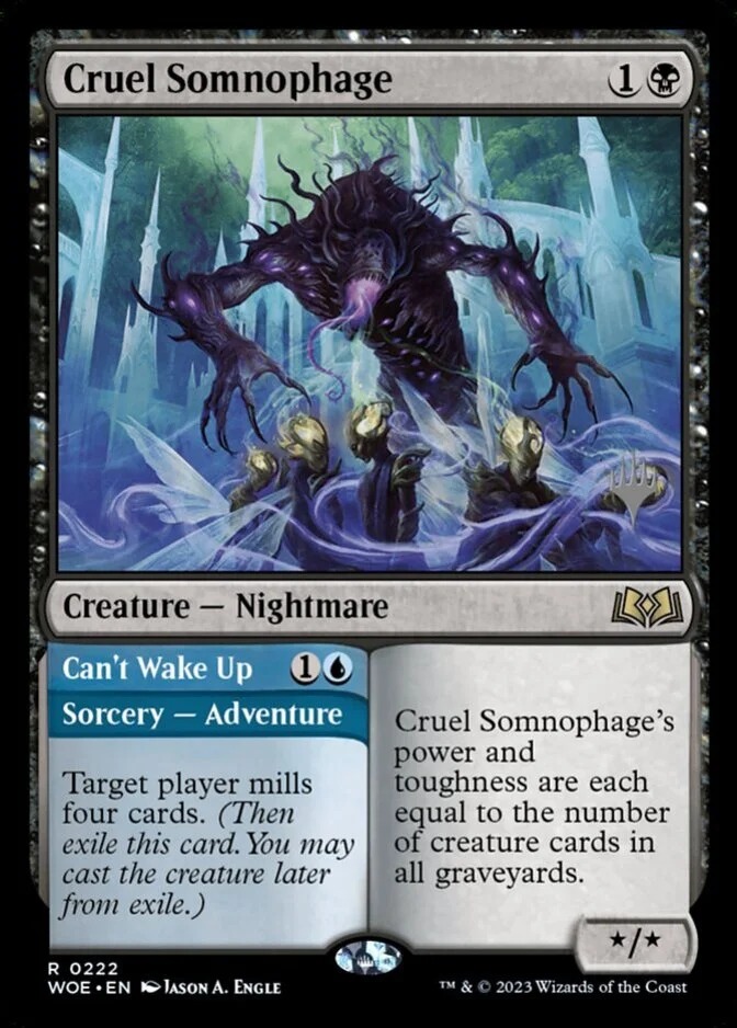 Cruel Somnophage <planeswalker stamp> [WOE]