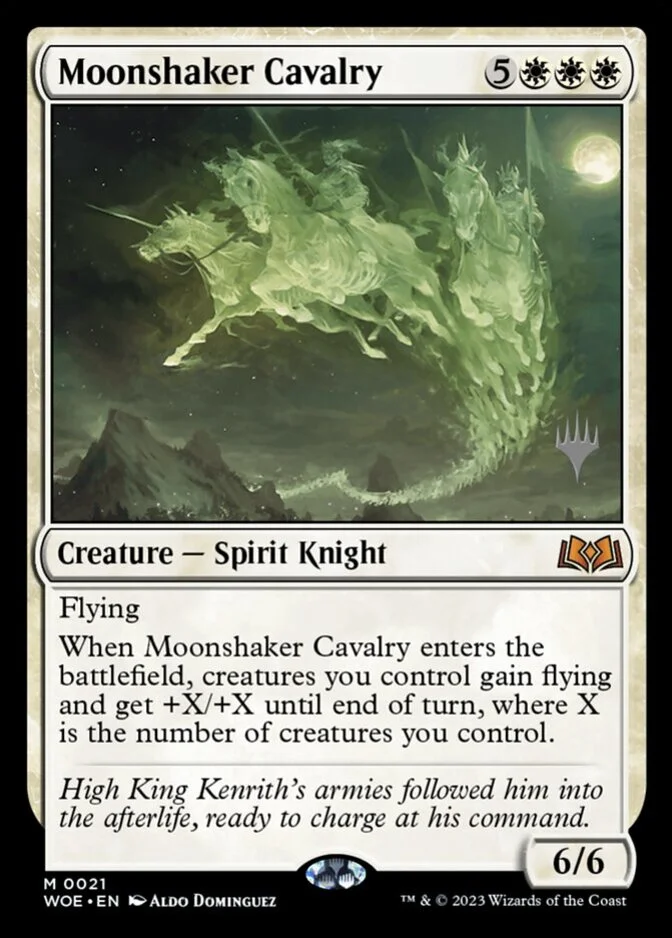 Moonshaker Cavalry <planeswalker stamp> [WOE] (F)