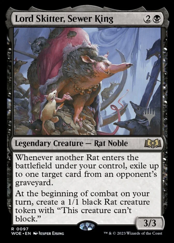 Lord Skitter, Sewer King <planeswalker stamp> [WOE]