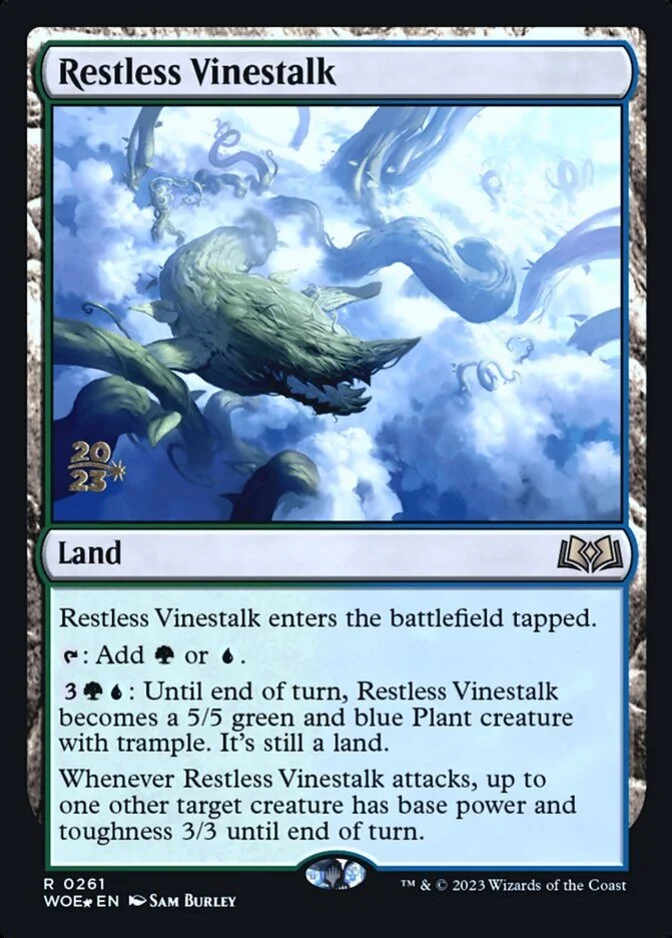 Restless Vinestalk <prerelease> [WOE] (F)
