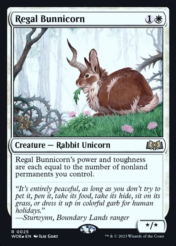 Regal Bunnicorn <prerelease> [WOE] (F)