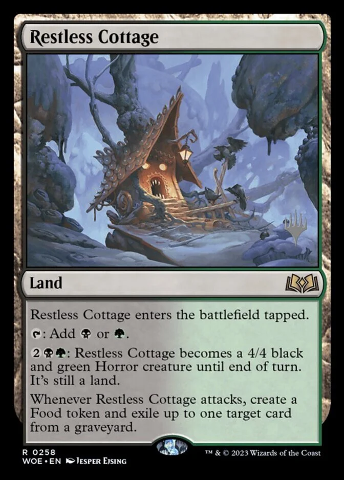 Restless Cottage <planeswalker stamp> [WOE] (F)
