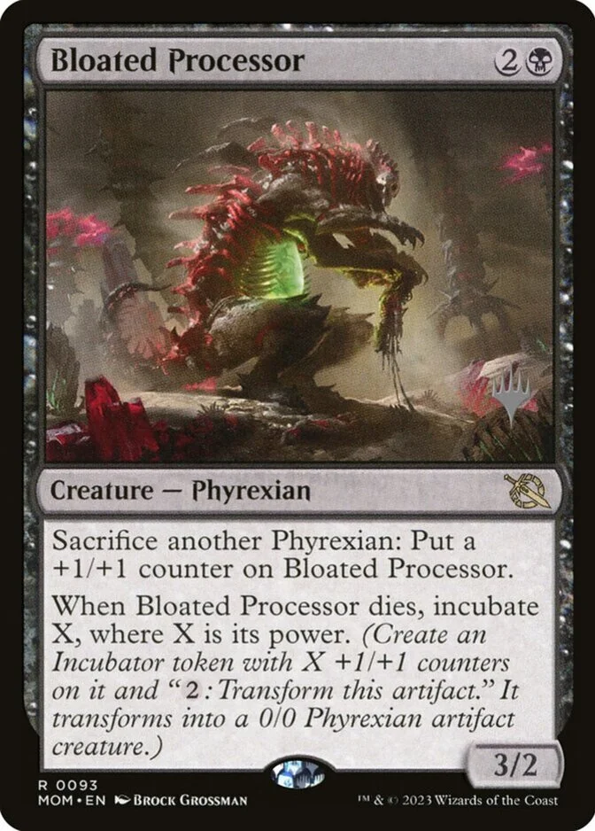 Bloated Processor <planeswalker stamp> [MOM]