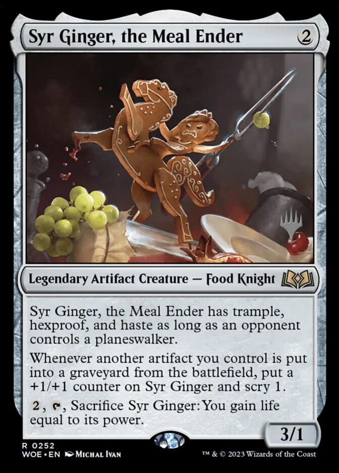 Syr Ginger, the Meal Ender <planeswalker stamp> [WOE] (F)