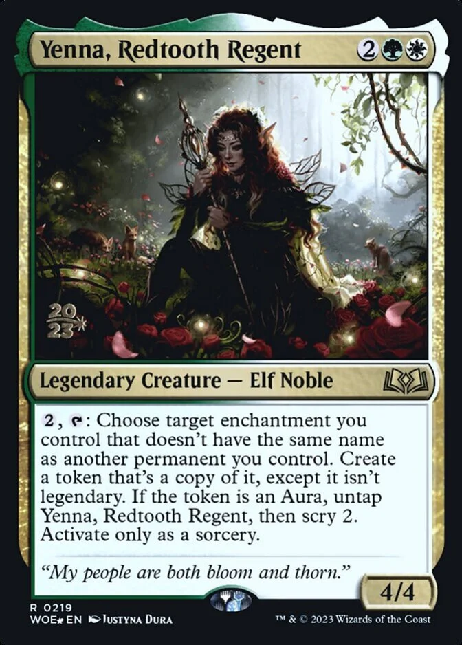 Yenna, Redtooth Regent <prerelease> [WOE] (F)