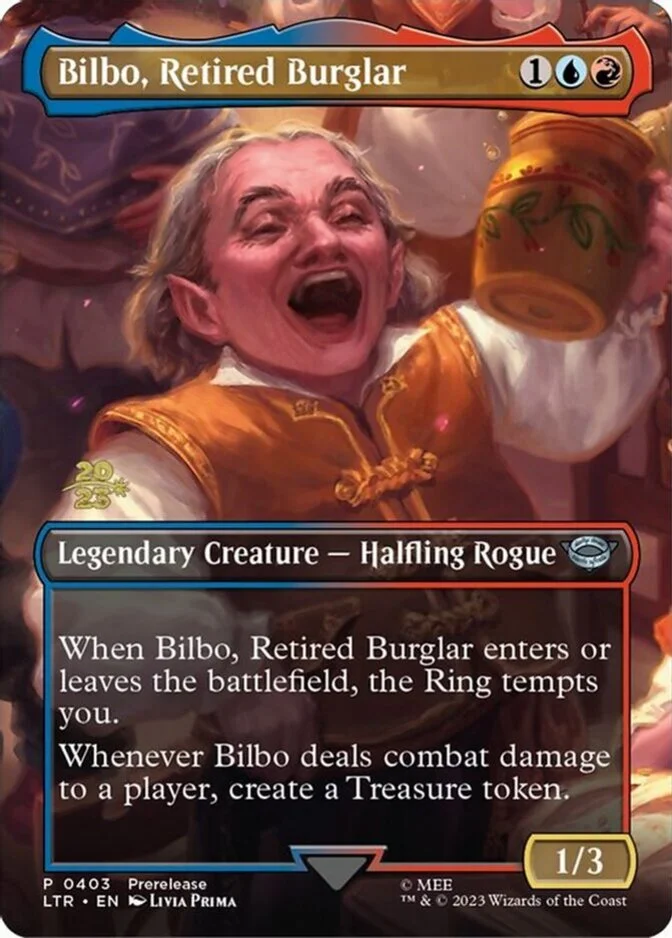 Bilbo, Retired Burglar <prerelease - borderless> [LTR] (F)