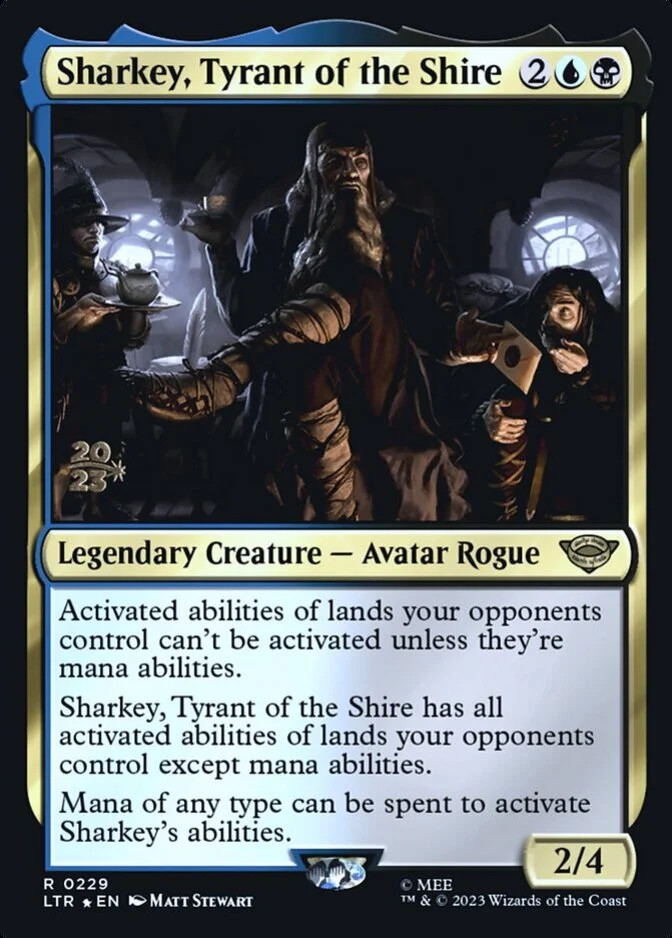 Sharkey, Tyrant of the Shire <prerelease> [LTR] (F)