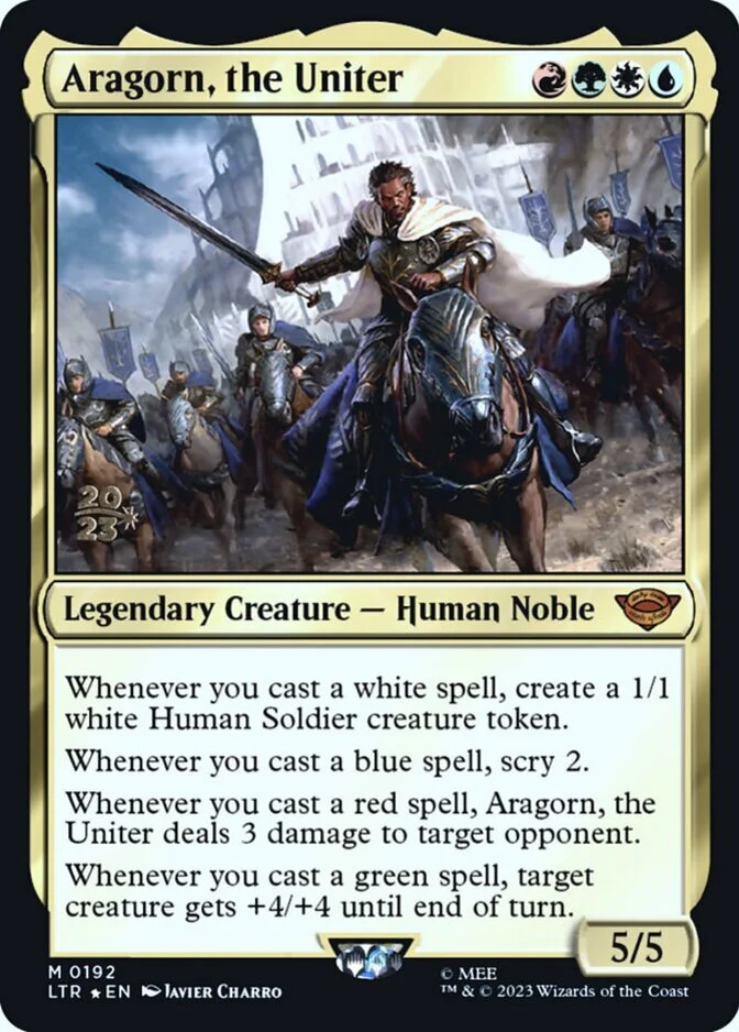 Aragorn, the Uniter <prerelease> [LTR] (F)