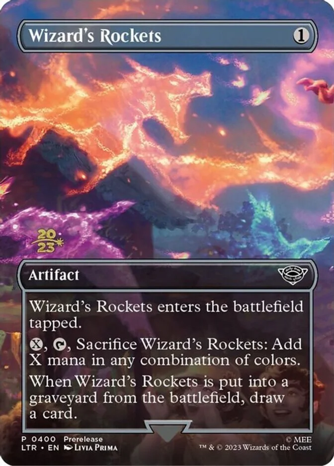 Wizard's Rockets <prerelease - borderless> [LTR] (F)
