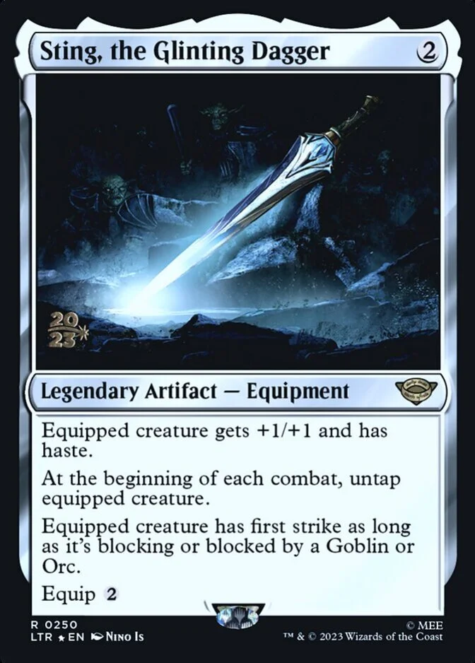 Sting, the Glinting Dagger <prerelease> [LTR] (F)