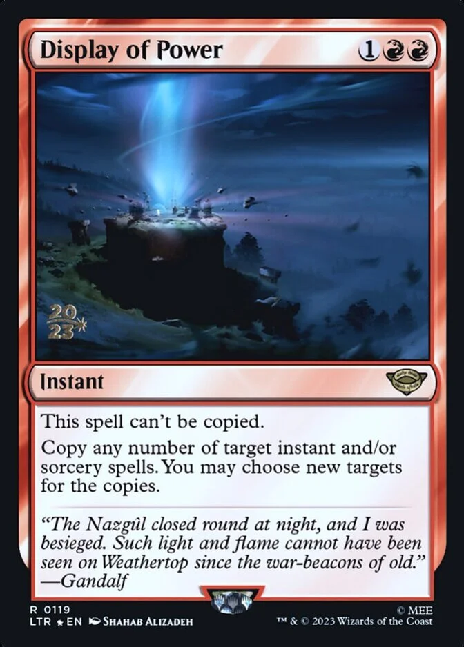 Display of Power <prerelease> [LTR] (F)