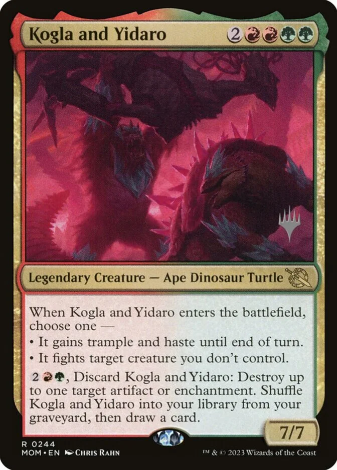 Kogla and Yidaro <planeswalker stamp> [MOM] (F)