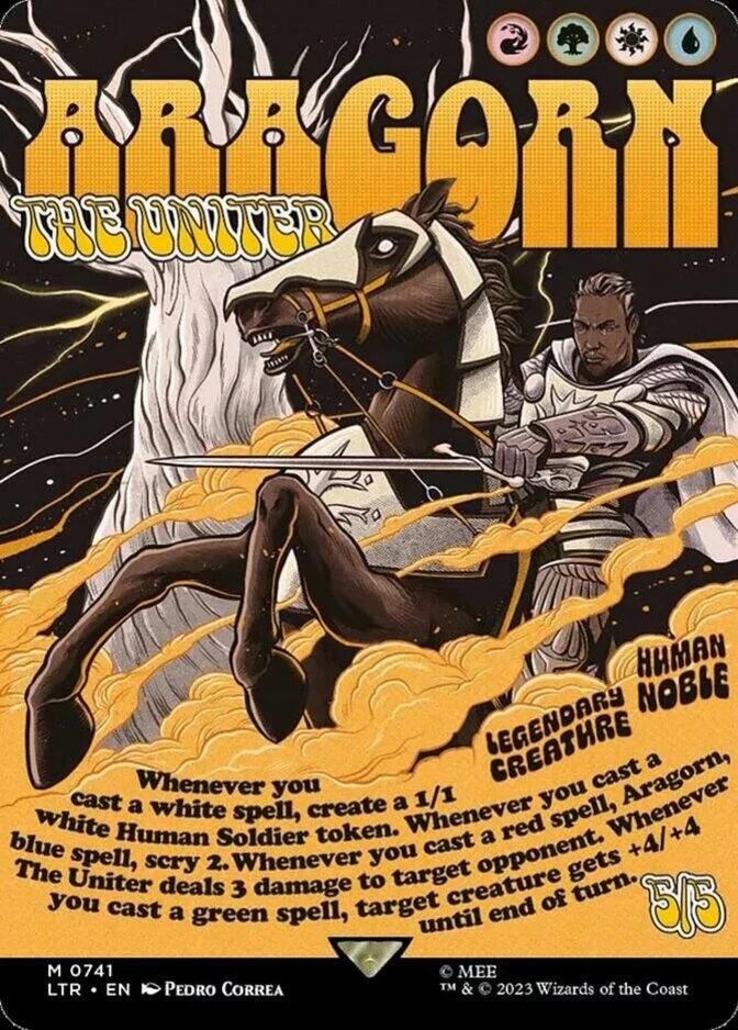 Aragorn, the Uniter <borderless poster> [LTR]