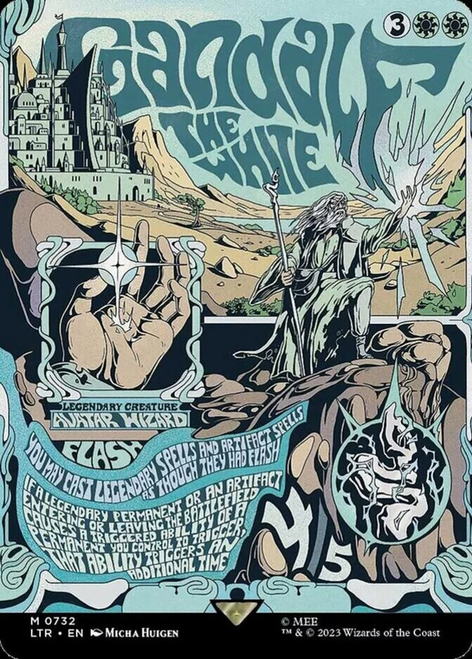 Gandalf the White <borderless poster> [LTR]