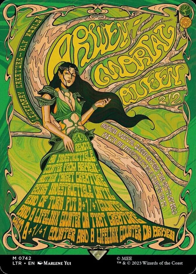 Arwen, Mortal Queen <borderless poster> [LTR]