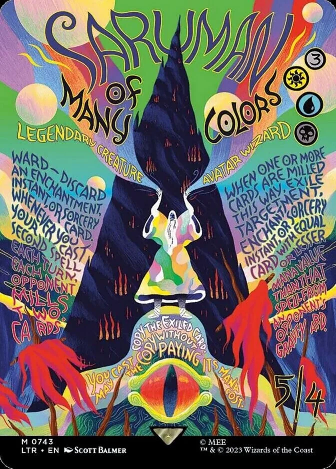 Saruman of Many Colors <borderless poster> [LTR]