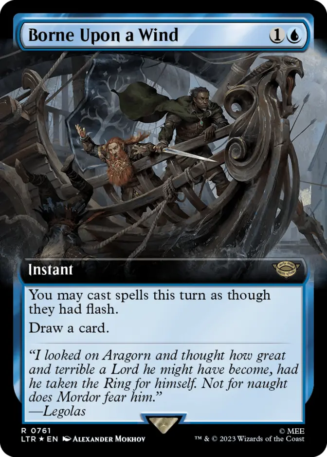 Borne Upon a Wind <extended - Surge Foil> [LTR]