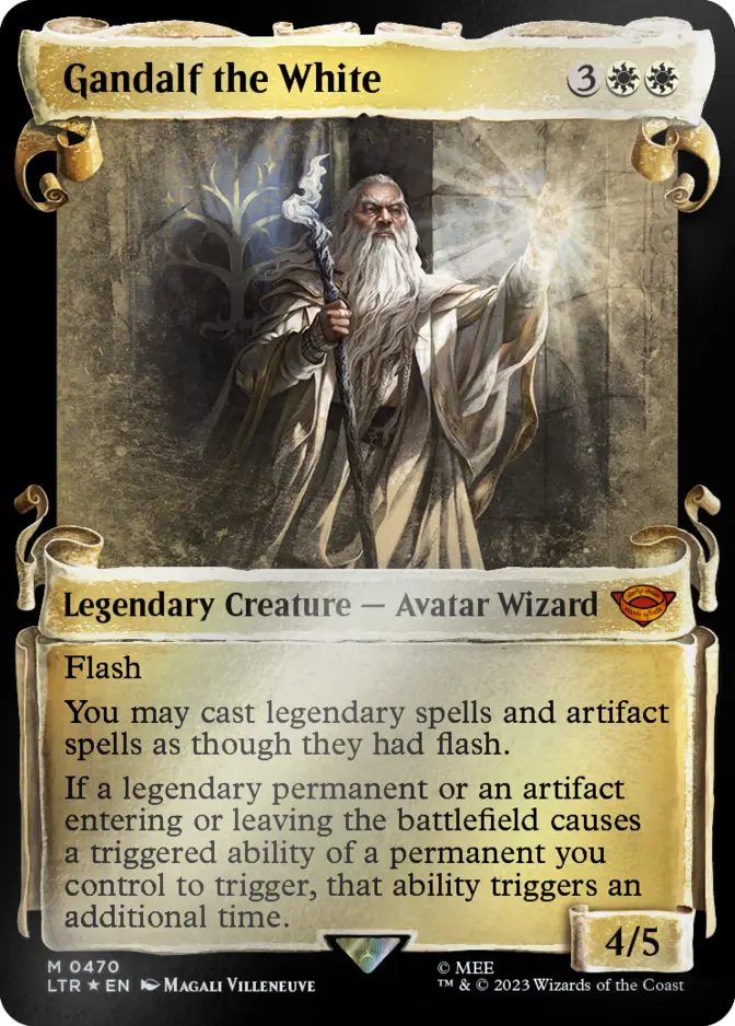 Gandalf the White <showcase - silver foil> [LTR]