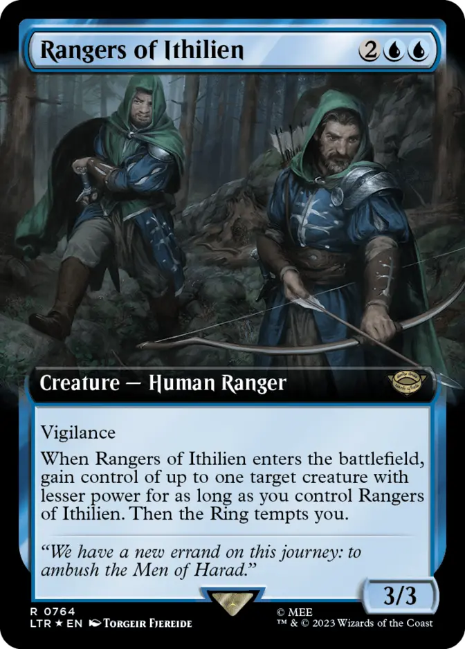 Rangers of Ithilien <extended - Surge Foil> [LTR]