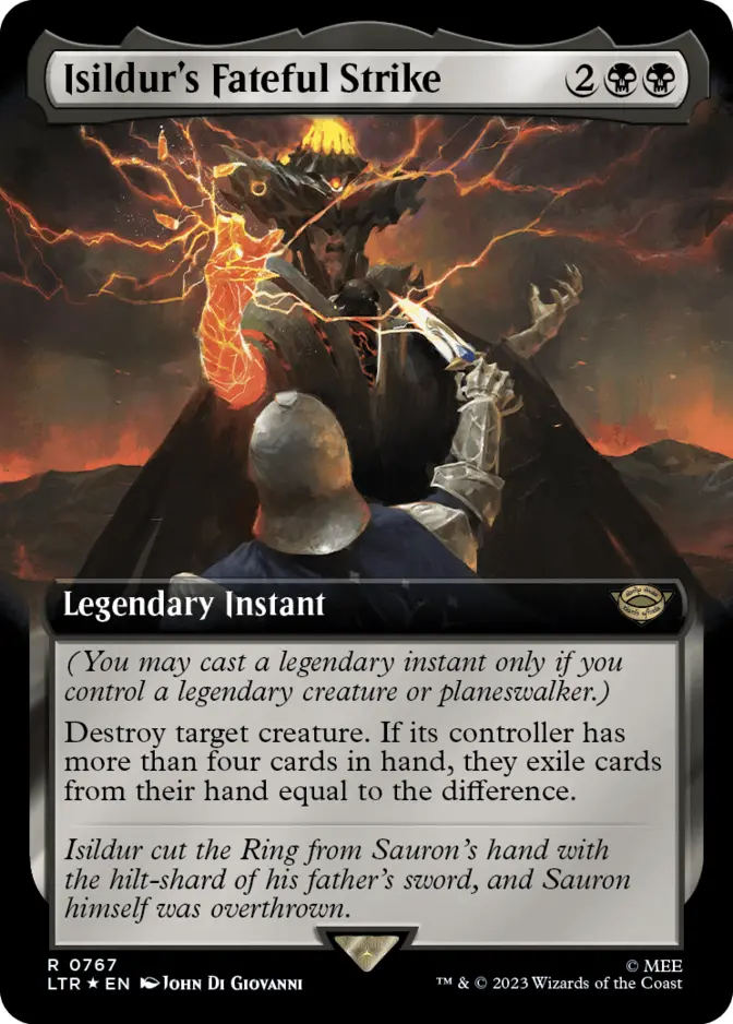 Isildur's Fateful Strike <extended - Surge Foil> [LTR]