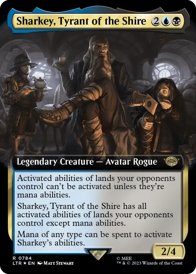 Sharkey, Tyrant of the Shire <extended - Surge Foil> [LTR]