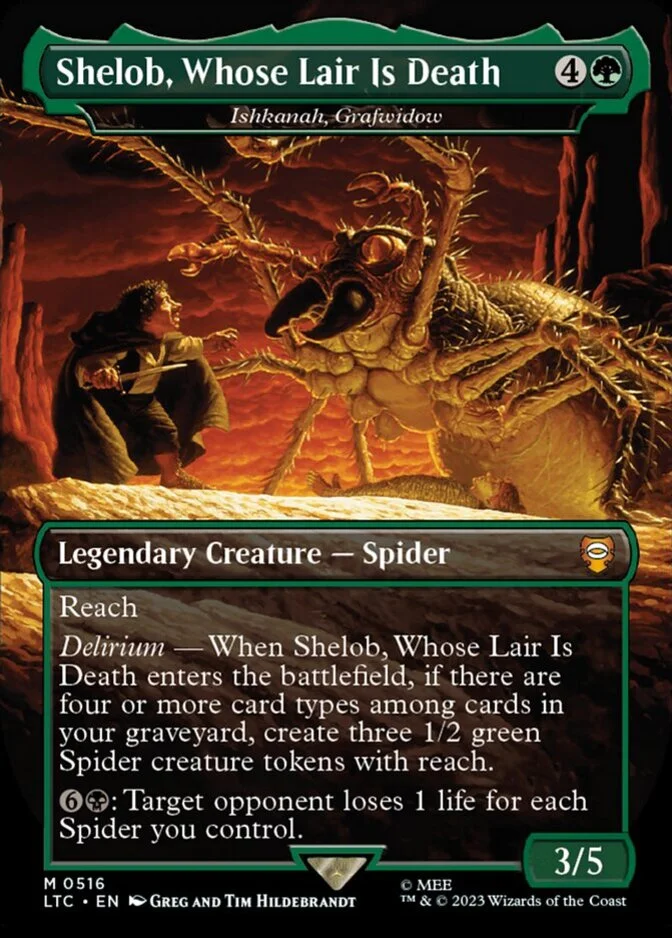 Ishkanah, Grafwidow <Shelob, Whose Lair Is Death - borderless> [LTC]