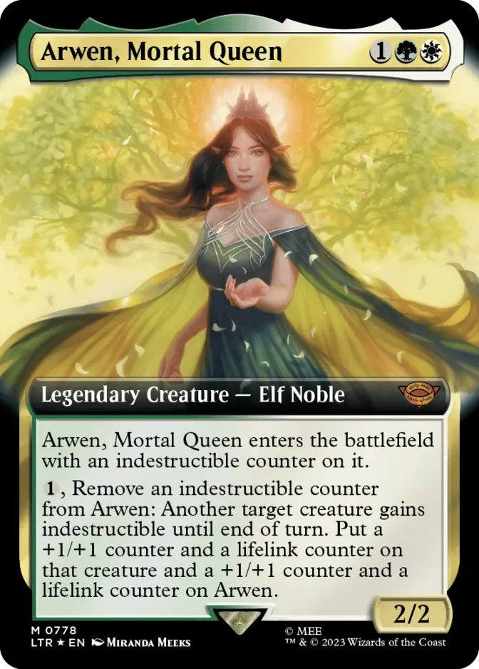 Arwen, Mortal Queen <extended - Surge Foil> [LTR]