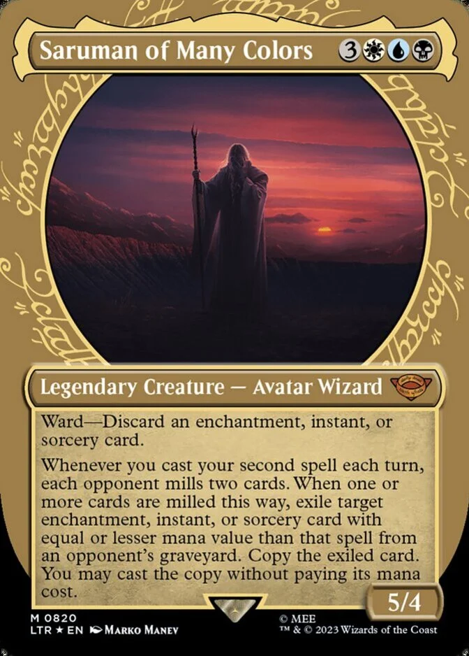 Saruman of Many Colors <showcase - Surge Foil> [LTR]