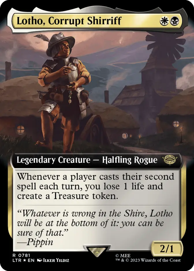 Lotho, Corrupt Shirriff <extended - Surge Foil> [LTR]