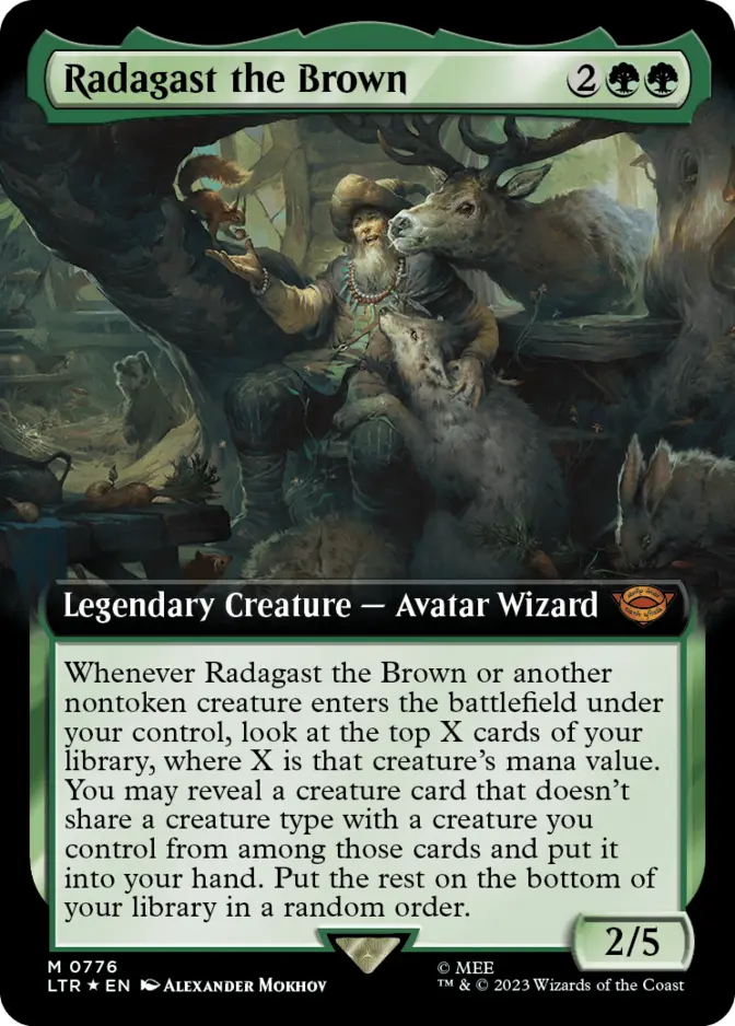 Radagast the Brown <extended - Surge Foil> [LTR]