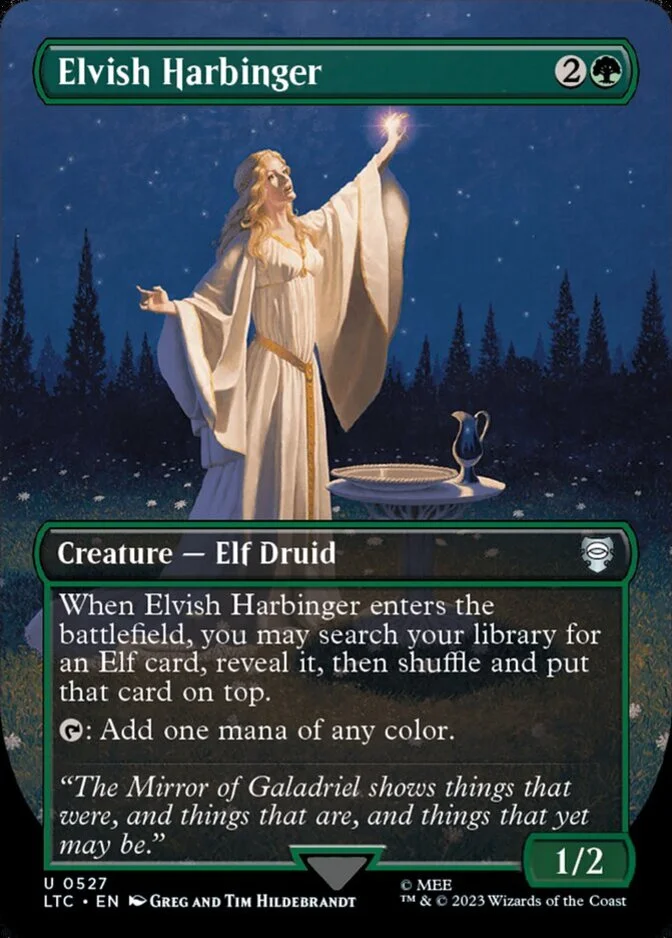 Elvish Harbinger <borderless> [LTC]