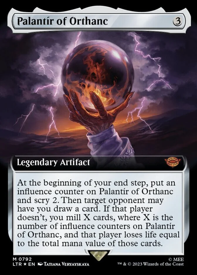 Palantir of Orthanc <extended - Surge Foil> [LTR]