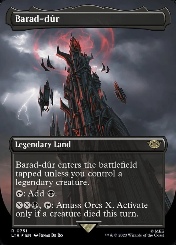 Barad-dur <borderless - Surge Foil> [LTR]