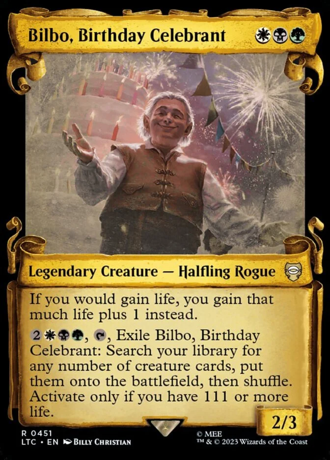 Bilbo, Birthday Celebrant <showcase> [LTC]