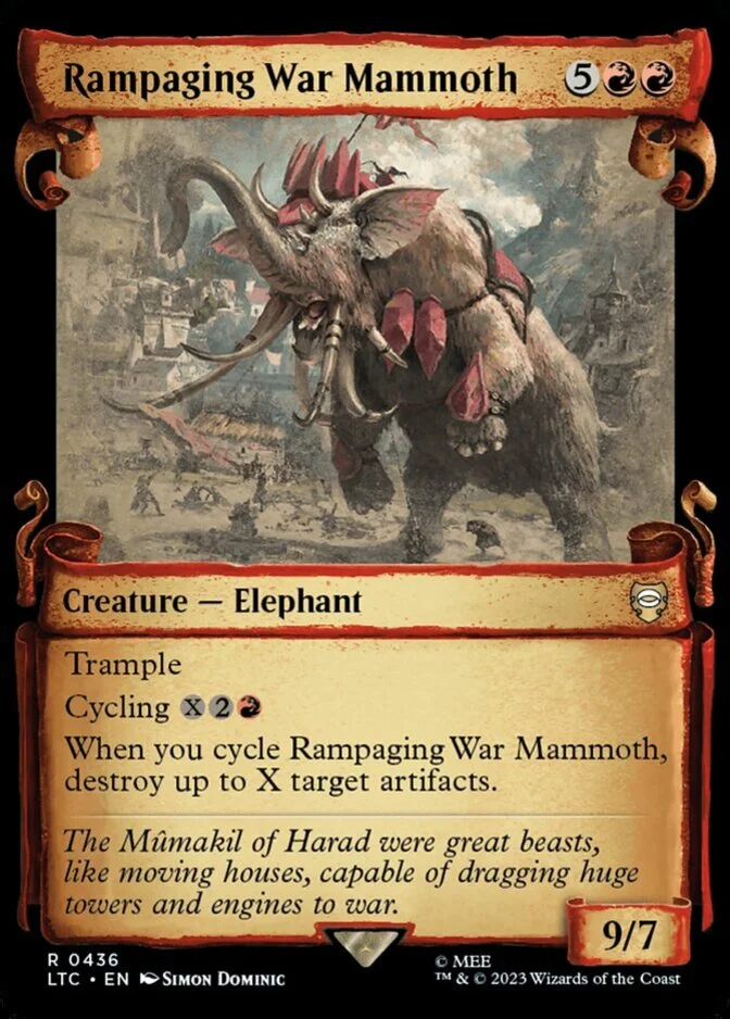 Rampaging War Mammoth <showcase> [LTC]