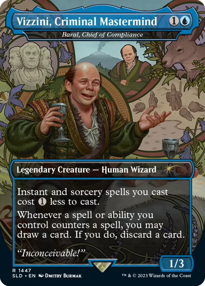 Baral, Chief of Compliance <Vizzini, Criminal Mastermind - The Princess Bride> [SLD]