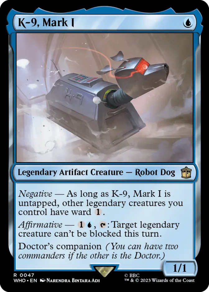 K-9, Mark I [WHO]