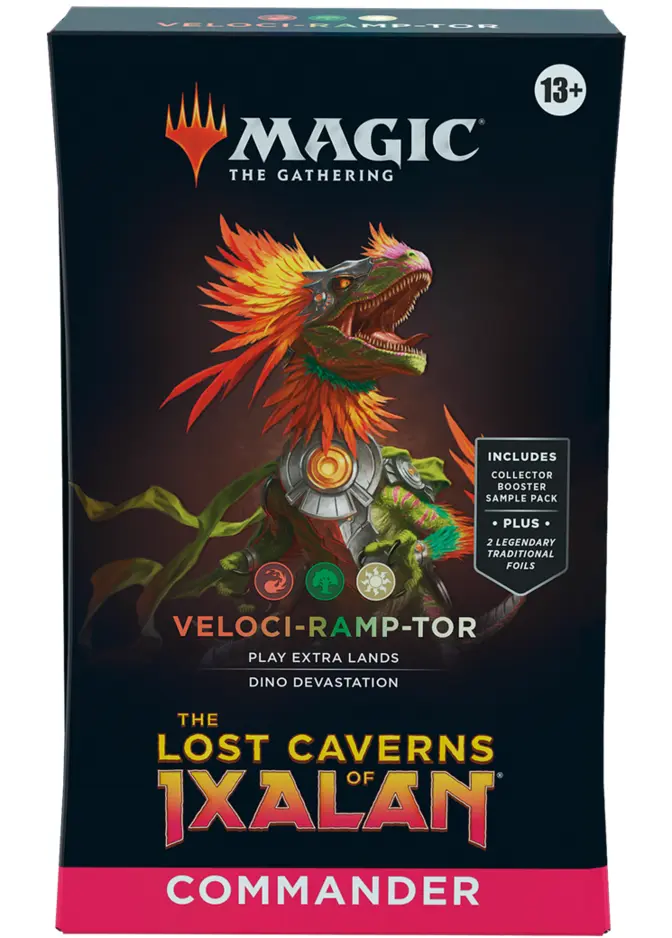 The Lost Caverns of Ixalan Commander Deck: Veloci-ramp-tor <sealed> [LCI]