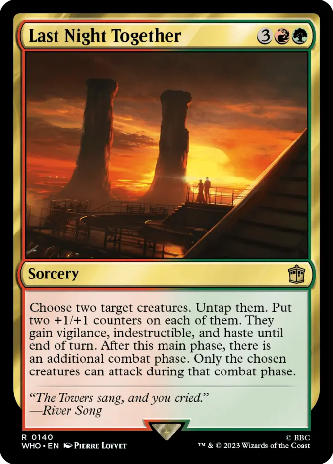 Last Night Together [WHO]