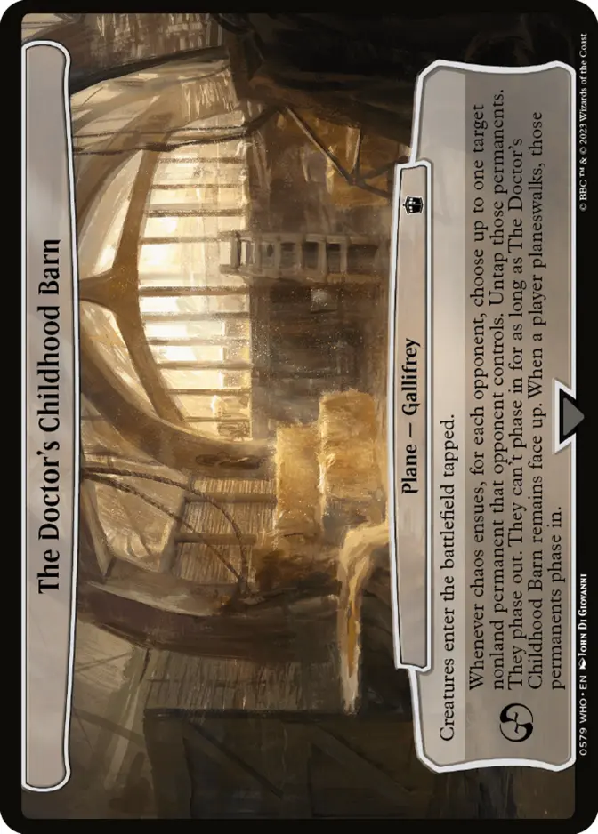 The Doctor's Childhood Barn [WHO]