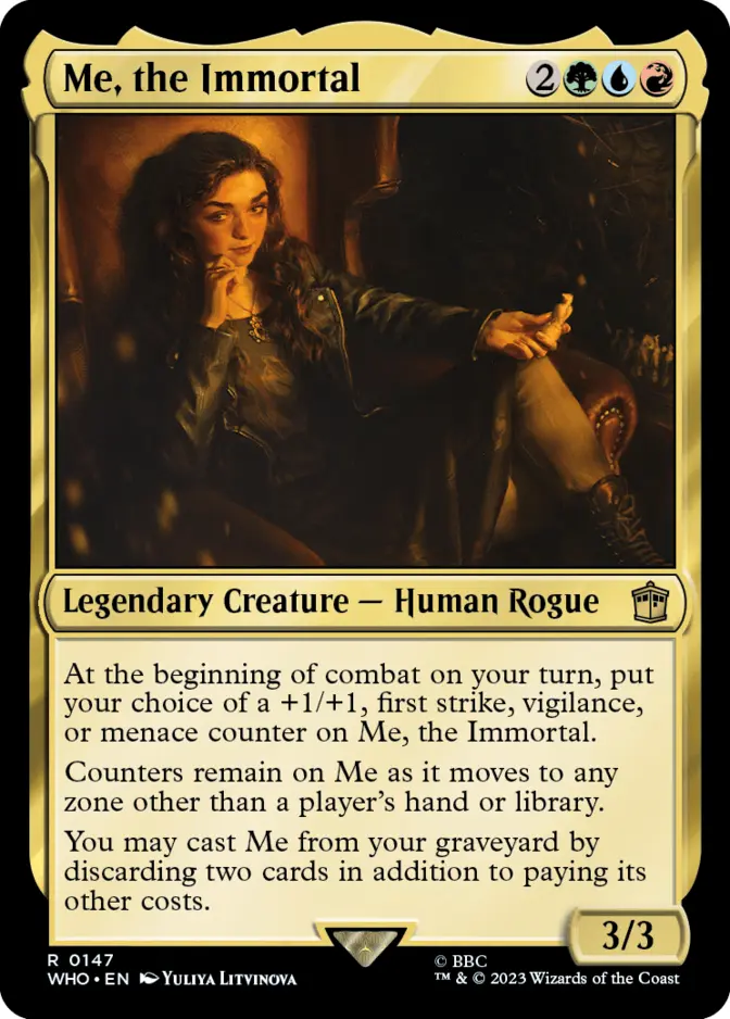 Me, the Immortal [WHO]