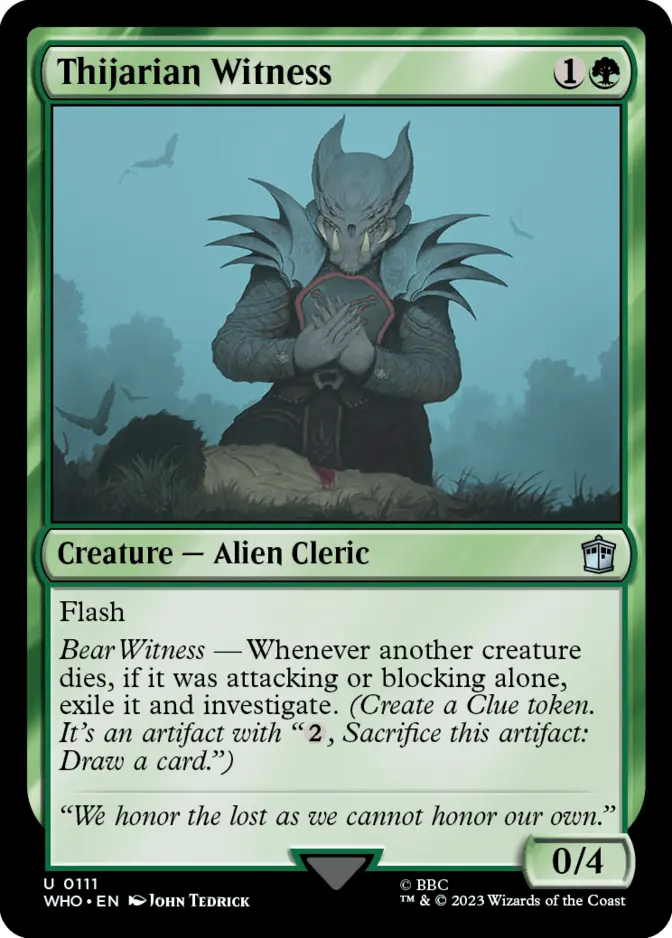 Thijarian Witness [WHO]