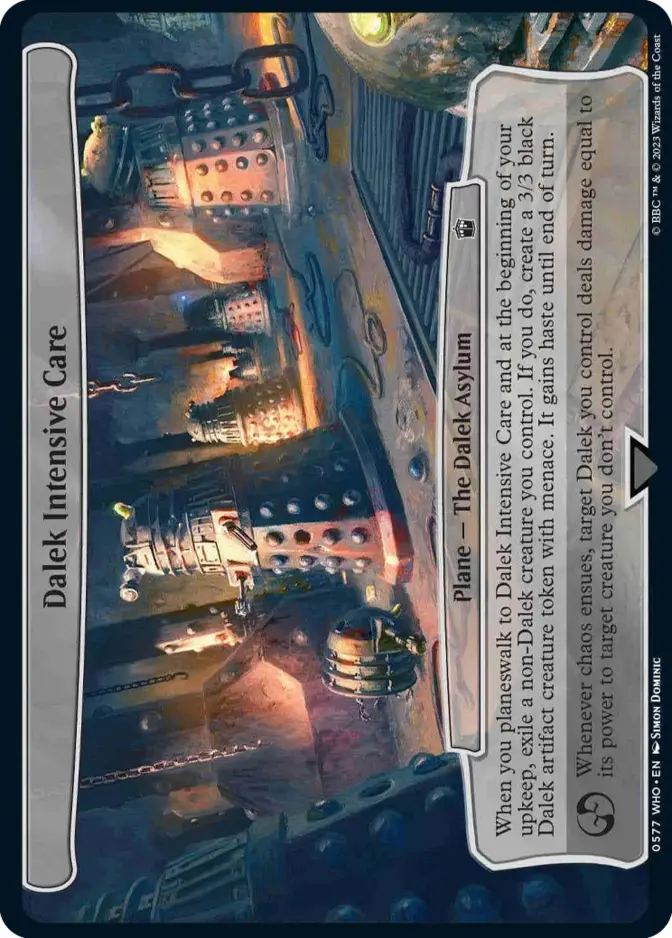 Dalek Intensive Care [WHO]