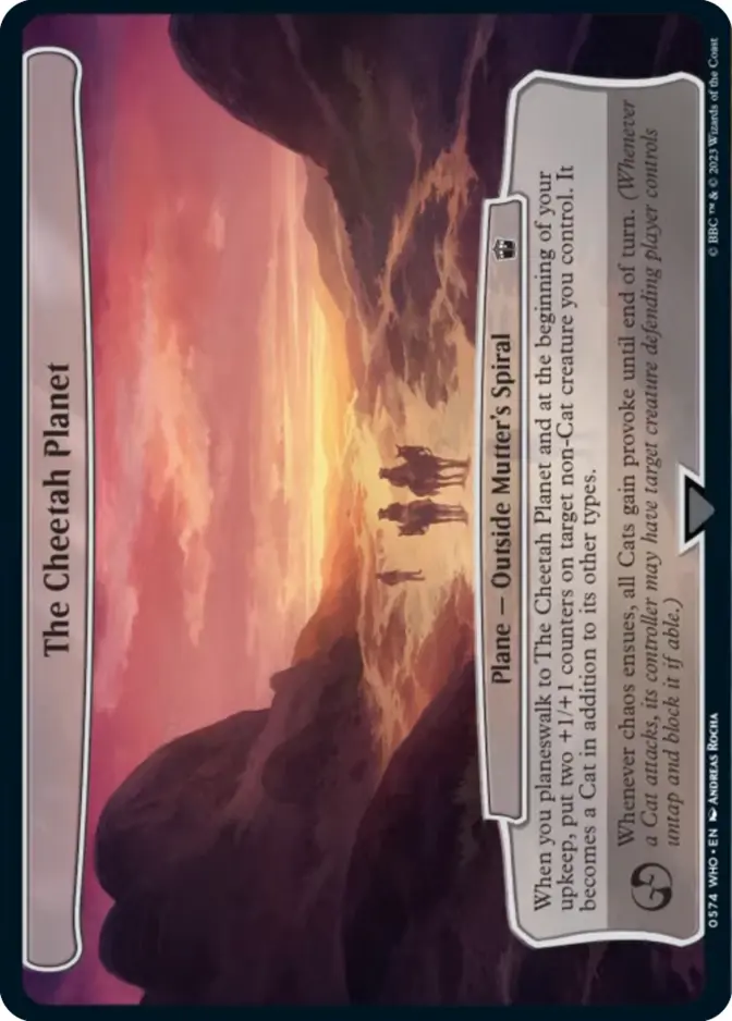 The Cheetah Planet [WHO]