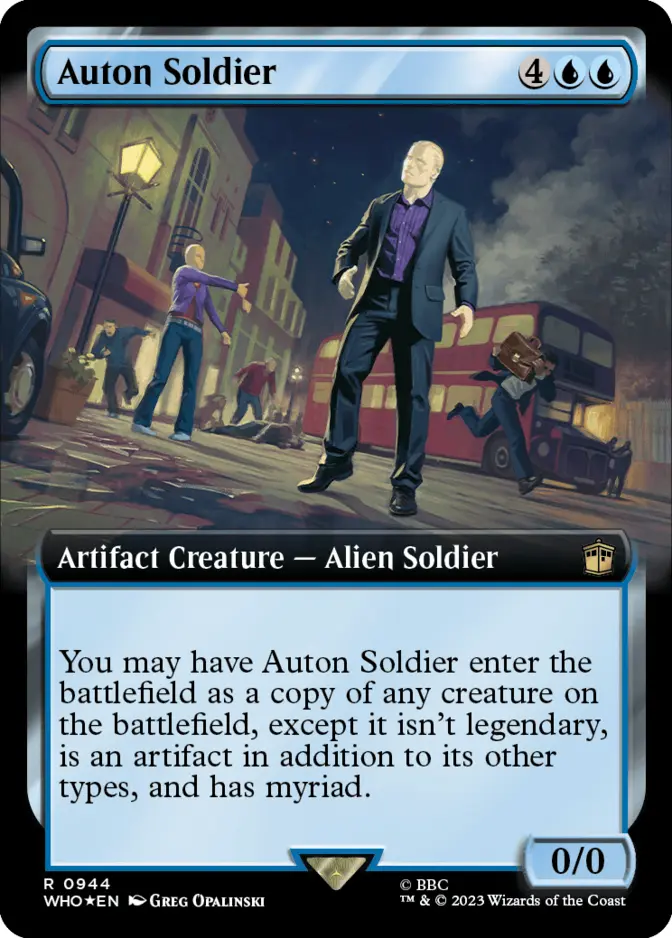 Auton Soldier <extended - surge foil> [WHO] (F)
