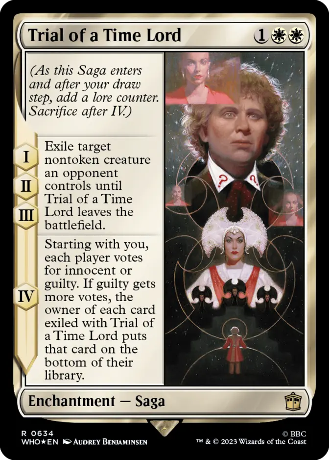 Trial of a Time Lord <surge foil> [WHO] (F)