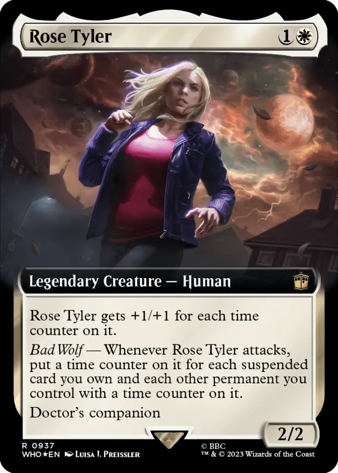 Rose Tyler <extended - surge foil> [WHO] (F)